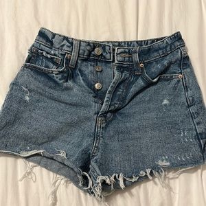 The comfiest and most flattering denim shorts I have ever owned in size 0!